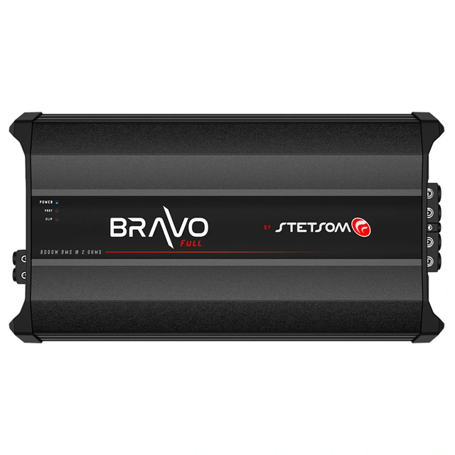 Stetsom BRAVO FULL 8000 monoforsterker 8000W RMS, 2 Ohm, SPL, Kl.D 