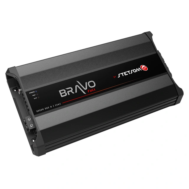 Stetsom BRAVO FULL 8000 monoforsterker 8000W RMS, 2 Ohm, SPL, Kl.D 