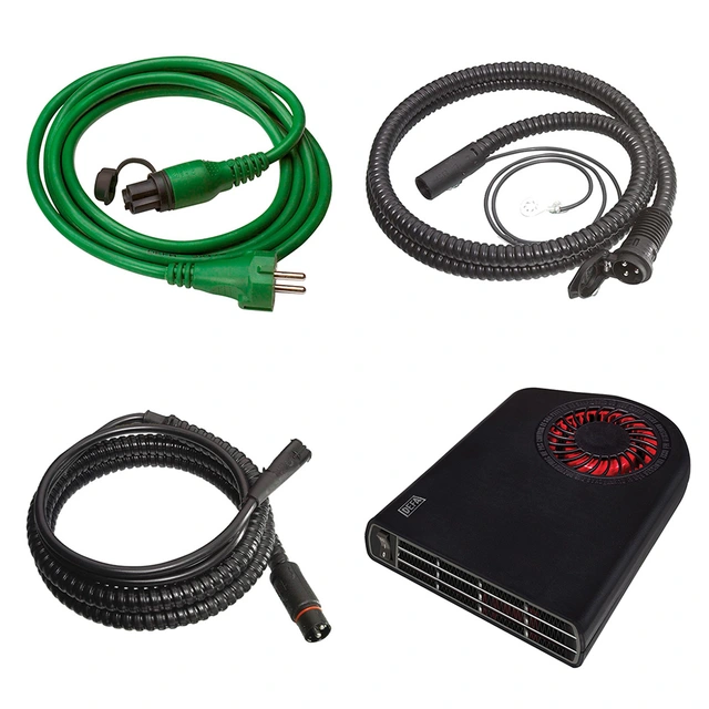 DEFA Cabin Heater Kit EV 1900 Kupèvifte, kabler 