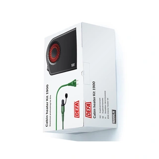 DEFA Cabin Heater Kit EV 1900 Kupèvifte, kabler