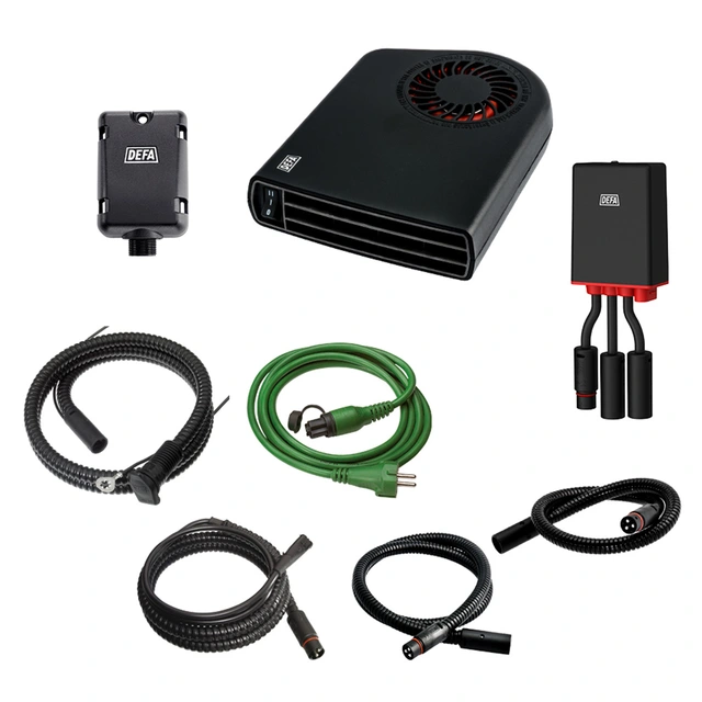 DEFA WarmUp Bluetooth 1900 Kupèvarmer, batterilader, app-styring 