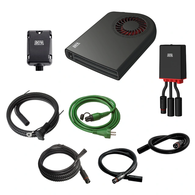 DEFA WarmUp Bluetooth 1400 Kupèvarmer, batterilader, app-styring 