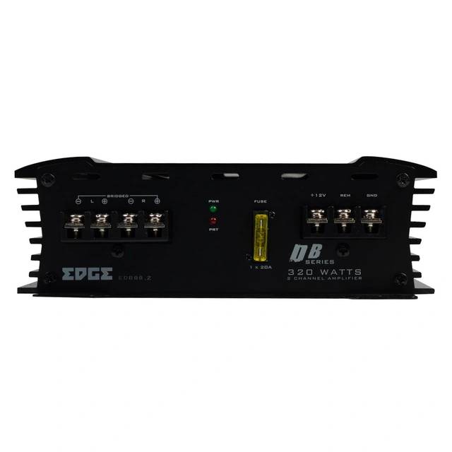 Edge EDB80.2LITE-E2 2-kanals forsterker 2x80W RMS i 2ohm. 