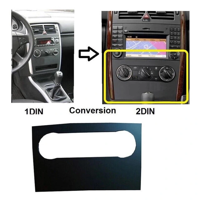 ConnectED Omplasseringhskit 2-DIN MB A/B-klasse (2005 - 2012) m/Audio 5 