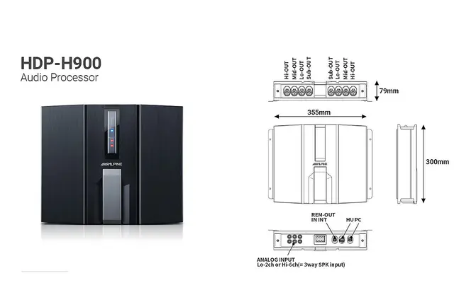Alpine F#1 Status - High-End bilstereo 384kHz/32bit DSP, AMP, HU og høyttalere 
