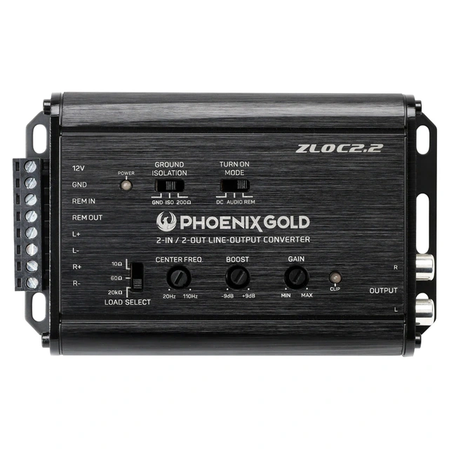 Phoenix Gold ZLOC 2.2 Høy til lavnivå adapter, 2-kanals 