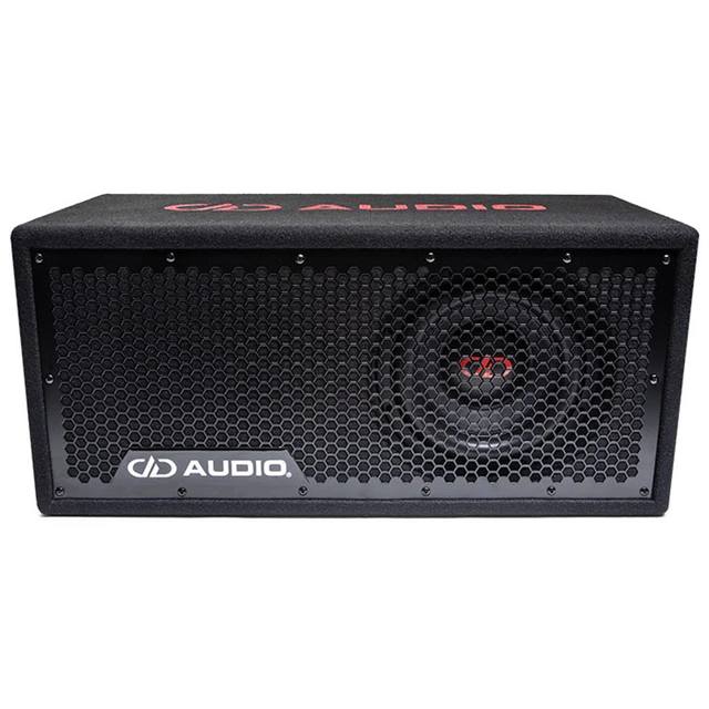 DD Audio LE-208.1 basskasse 8" i kasse, 300W RMS, 1 Ohm 