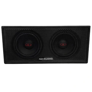 DD Audio LE-212.2 basskasse 2x12" i kasse, 600W RMS, 1 Ohm