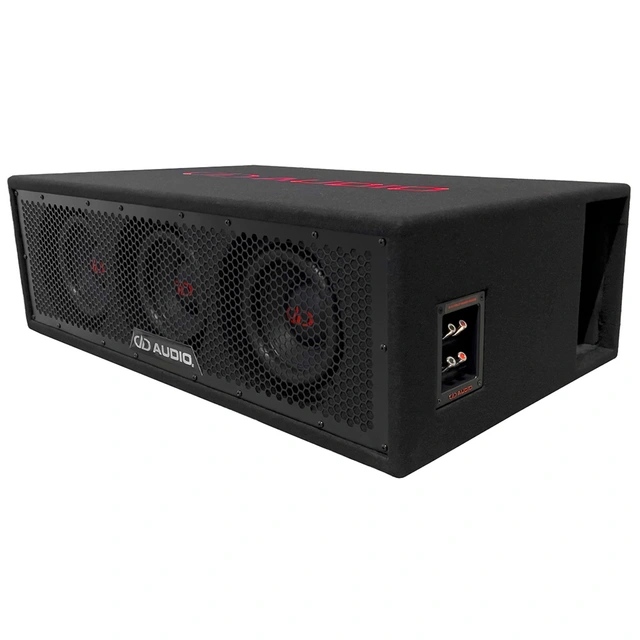 DD Audio LE-208.3 basskasse 3x8" i kasse, 900W RMS, 0,7 Ohm 