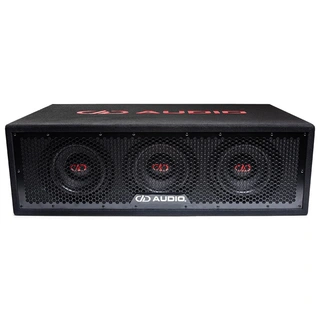 DD Audio LE-508.3a-D2 basskasse 3x8" i kasse, 1500W RMS, 1,3 Ohm