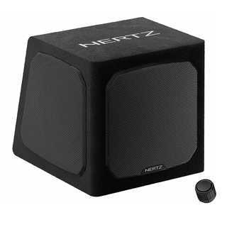 Hertz DBA 201 aktiv subwoofer 8" i kasse, 220W RMS, 440W Maks