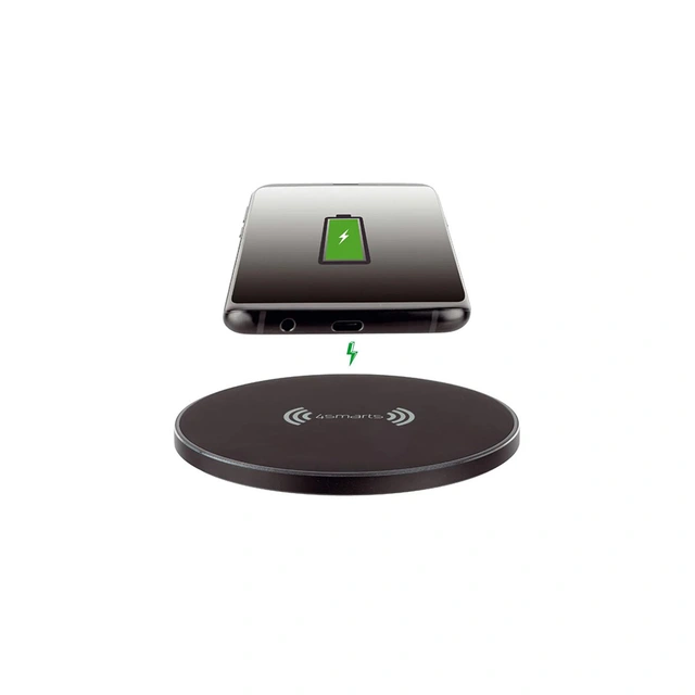 KRAM QI trådløs lader 15W, Svart 