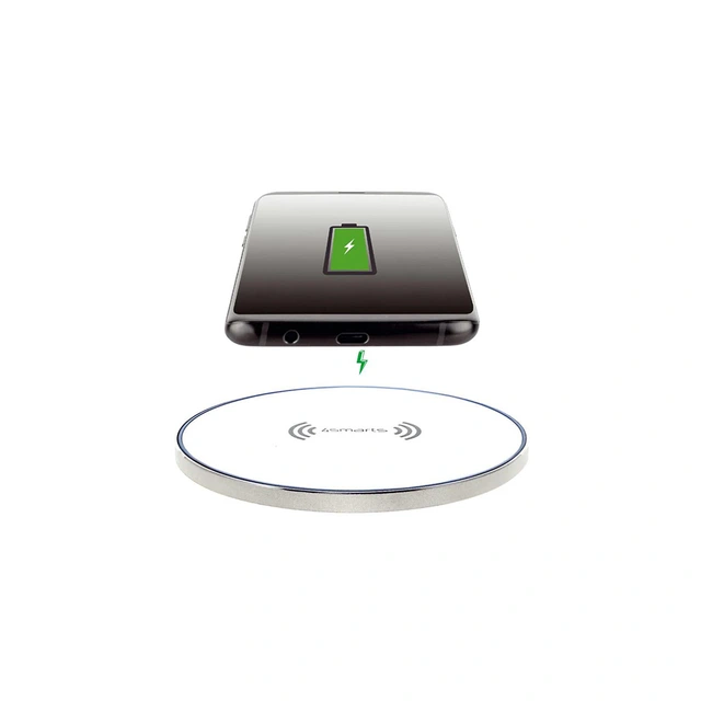 KRAM QI trådløs lader 15W, Hvit 