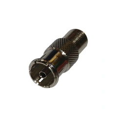 Antenneadapter IEC (f) <-> F-connector (f)