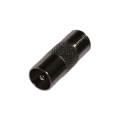 Antenneadapter IEC (m) <-> F-connector (f)