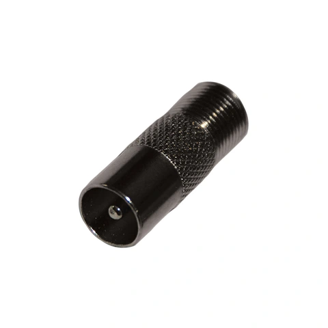 Antenneadapter IEC (m) <-> F-connector (f)