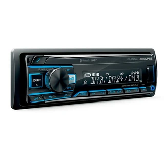Alpine UTE-204DAB DAB+/FM, 3 linje ut, BT, USB, AUX ++