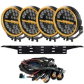 Strands Firefly 9" lyspakke 4x Firefly 9" og kabelsett