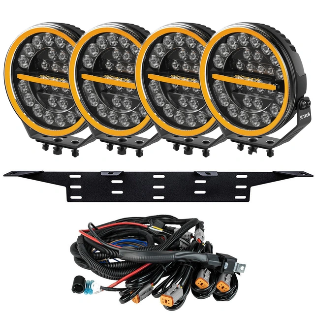 Strands Firefly 9" lyspakke 4x Firefly 9" og kabelsett 