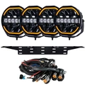 Strands Siberia Skylord 9" lyspakke 4x Siberia Skylord 9" og kabelsett
