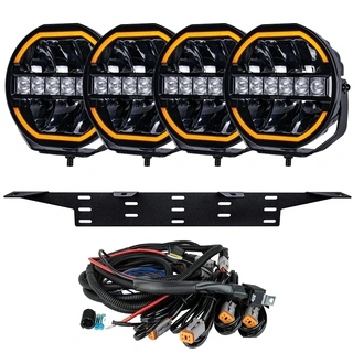 Strands Siberia Skylord 9" lyspakke 4x Siberia Skylord 9" og kabelsett