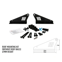 Lazer Universal takbrakett 67mm Universal takbrakett, 67mm, Uten takrail