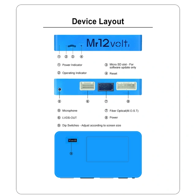 Mr12volt Trådløs CarPlay/Android Auto Audi A4/A5 med MMI 2G High, DSP 