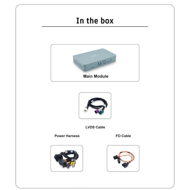 Mr12volt Trådløs CarPlay/Android Auto MB med NTG 4.5/4.7, DSP, OEM Mikrofon 