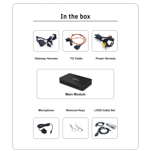 Mr12volt Trådløs CarPlay/Android Auto Audi A4/A5 med MMI2G High 