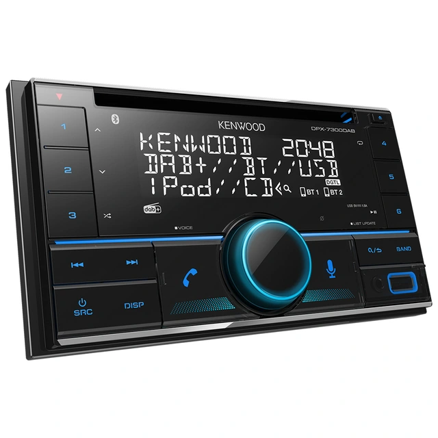 Kenwood DPX-7300DAB DAB+, BT, CD, AUX, USB 