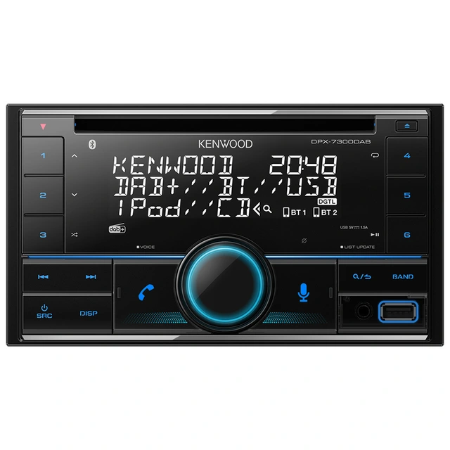 Kenwood DPX-7300DAB DAB+, BT, CD, AUX, USB 
