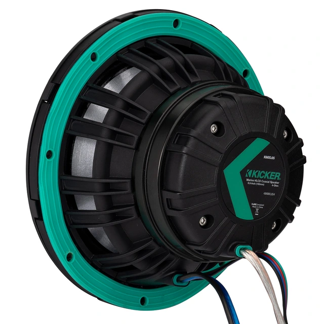 Kicker 48KMXL654 6,5" Marine høyttalere 6,5", 150W RMS, KMXL-serie, RGB 