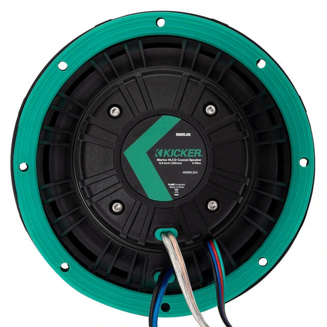 Kicker 48KMXL654 6,5" Marine høyttalere 6,5", 150W RMS, KMXL-serie, RGB 