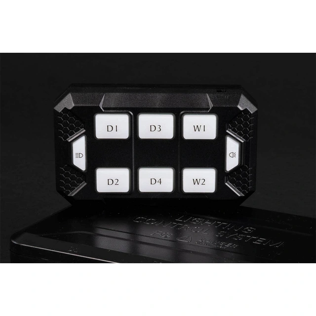 Lumen Trådløst bryterpanel med bluetooth 6 x utganger, Trådløst eller kablet 