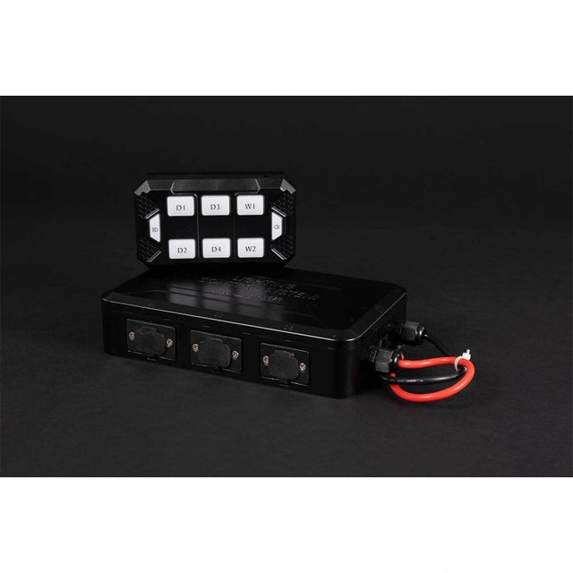 Lumen Trådløst bryterpanel med bluetooth 6 x utganger, Trådløst eller kablet 