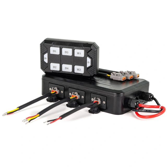 Lumen Trådløst bryterpanel med bluetooth 6 x utganger, Trådløst eller kablet 