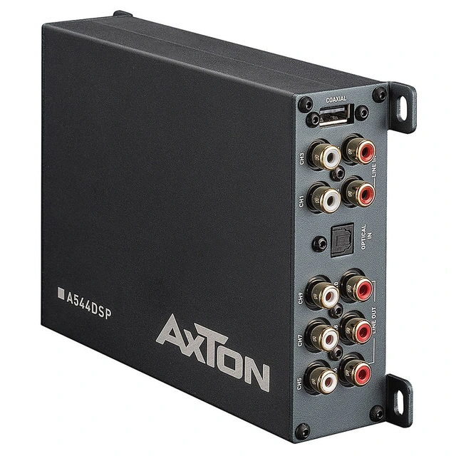 Axton A544DSP DSP-forsterker, 4x25 Watt, Plug and Play 
