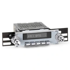 RetroSound Frontplate 02112 Redondo 63-65 Ford Galaxy m/Ford Logo