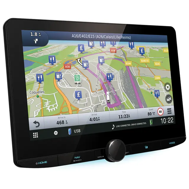 Kenwood DNR992RVS Truck/Camper Navi DAB+, BT, WIFI, 10.1" floating screen 