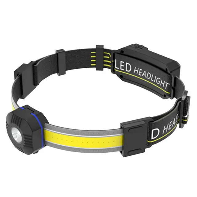 Hodelykt med Ledstripe 500 Lumen 500 Lumen, oppladbar 