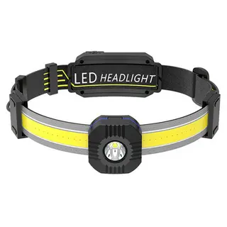 Hodelykt med Ledstripe 500 Lumen 500 Lumen, oppladbar