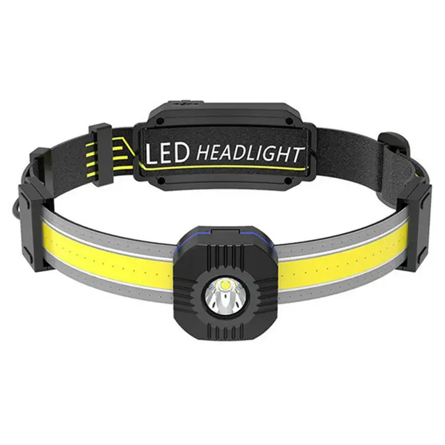 Hodelykt med Ledstripe 500 Lumen 500 Lumen, oppladbar 