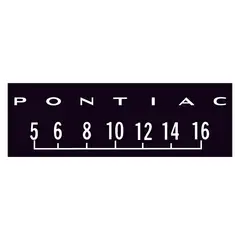 RetroSound SCP31 Skjembeskytter Pontiac logo
