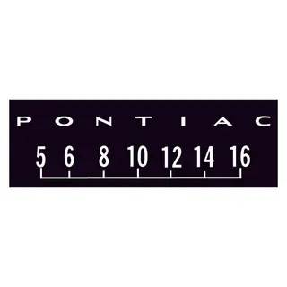 RetroSound SCP31 Skjembeskytter Pontiac logo