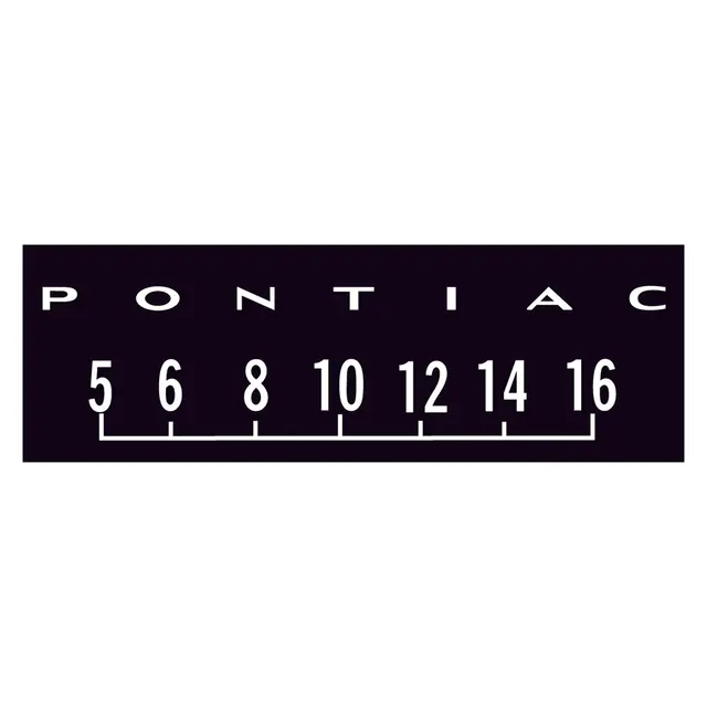RetroSound SCP31 Skjembeskytter Pontiac logo 