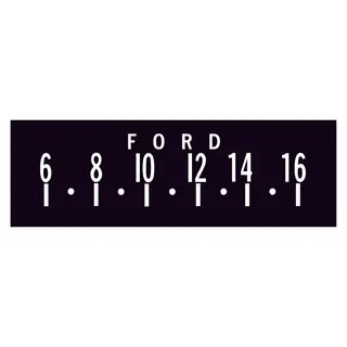 RetroSound SCP07 Skjembeskytter Ford logo