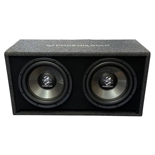 Ground Zero ZB212PGZIW300XII basskasse 2x12" i kasse, 700W RMS, 2 Ohm 