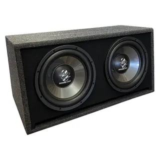 Ground Zero ZB212PGZIW300XII basskasse 2x12" i kasse, 700W RMS, 2 Ohm