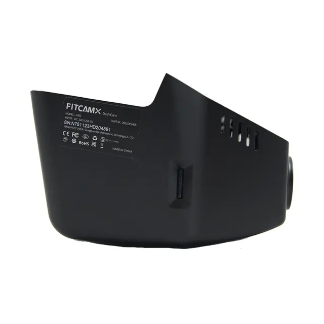 FITCAMX Integrert 4K Dashcam (foran+bak) VW/Skoda (2015 ->) "Model B" Grå 