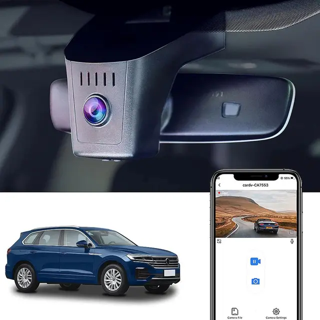 FITCAMX Integrert Plug & Play 4K Dashcam VW Touareg (2019 ->) 